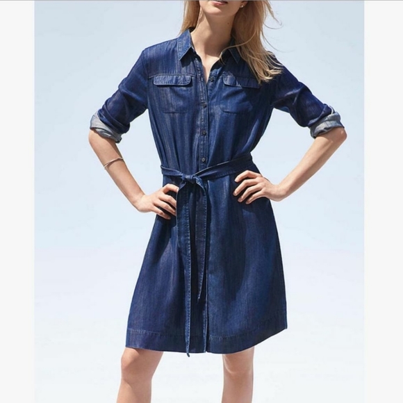 loft denim dress